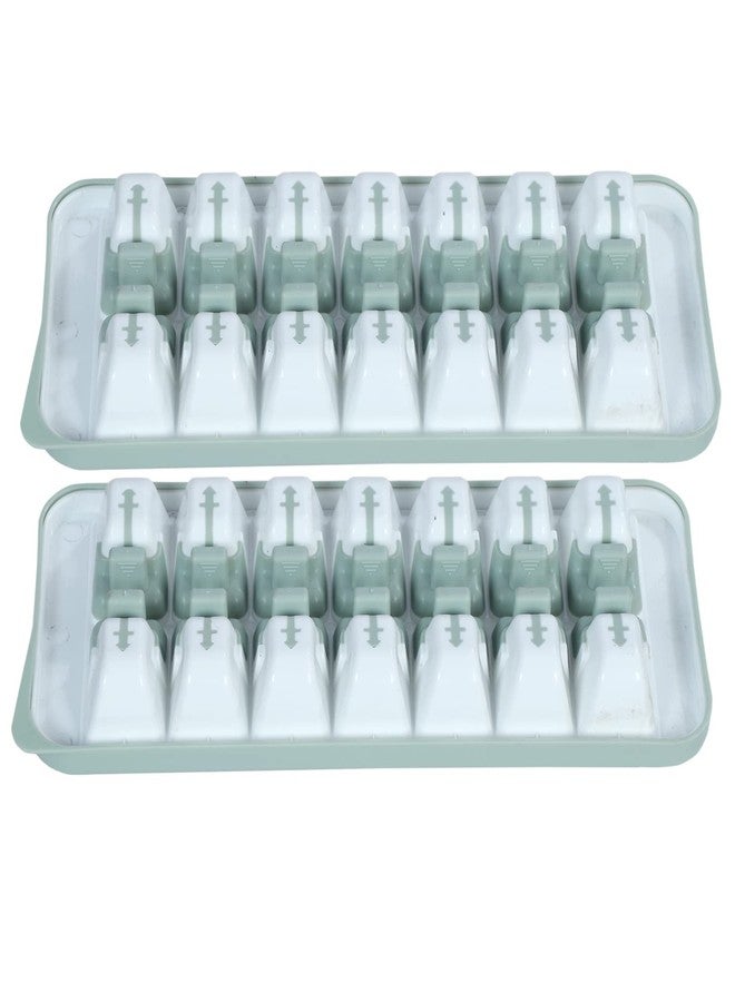 جايبي بلس قالب مكعبات الثلج جاي بي بلس سمارت آيس باللون الأزرق الفاتح للثلاجة (عبوة من قطعتين) - Image 3